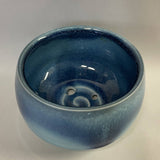 BG - Medium blue glazed ceramic planter - Paradise Found Nursery